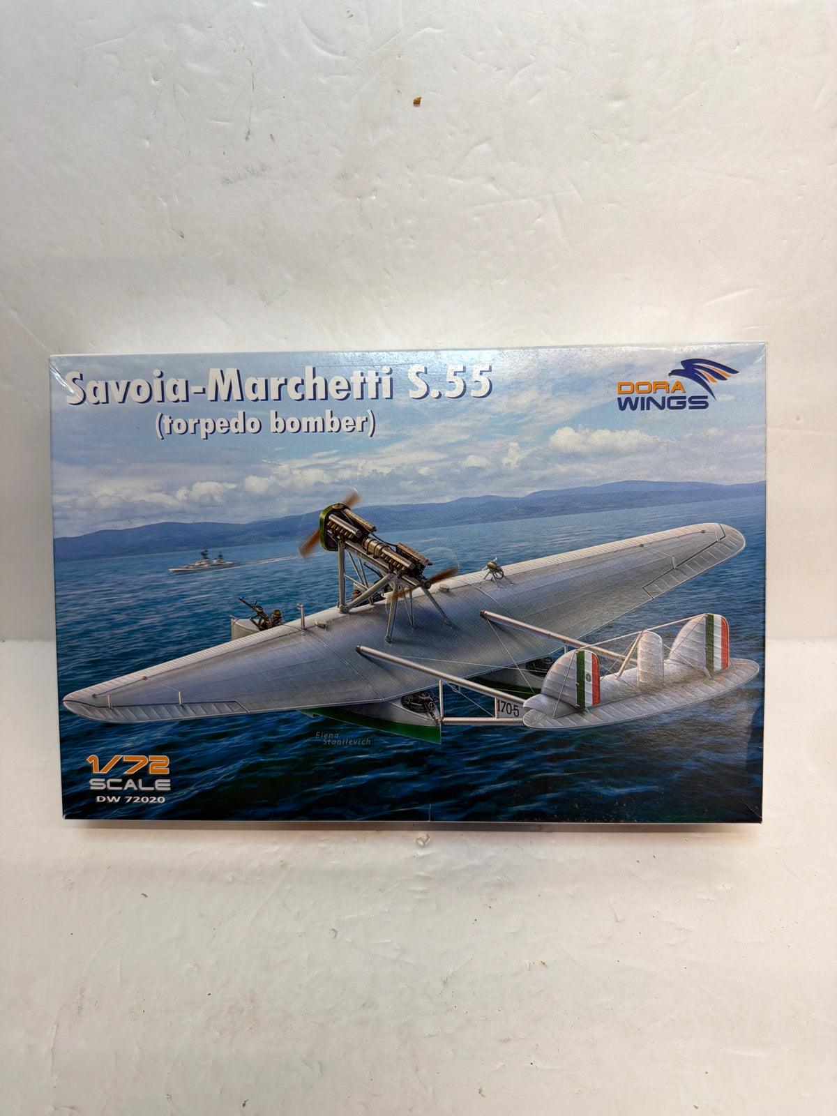 Dora Wings Savoia-Marchetti S.55 Transport Bomber 1/72 DW72030 Vintage Plastic Aircraft Kits