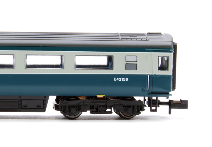 Dapol N Gauge MK3 BLUE GREY 2ND CLASS HST COACH E42156 2P-005-042