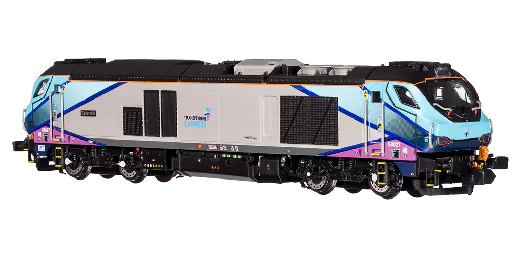 Dapol N Gauge DCC Ready Class 68 Splendid 68027 Transpennine Express 2D-022-014