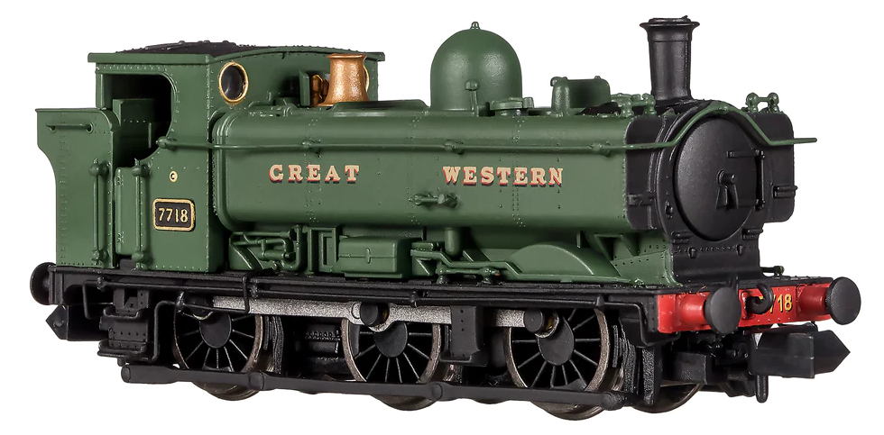 Dapol N Gauge Pannier 7718 GWR Green Great Western 2S-007-029