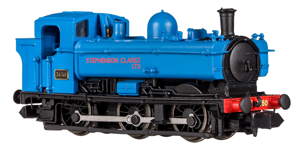 Dapol N Gauge Pannier 3650 Stephenson Clarke Blue 2S-007-036