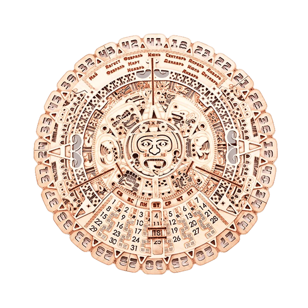 Wood Trick Mayan Calendar Kit