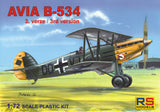 RS MODELS 1/72 Avia B-534 3rd version kit 92079