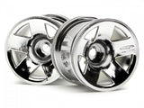 HPI TYPE F5 TRUCK WHEEL (CHROME) 3047 (HPI 5)