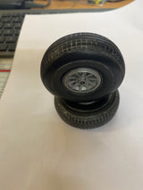 Pair of Treaded Wheels - 65mm