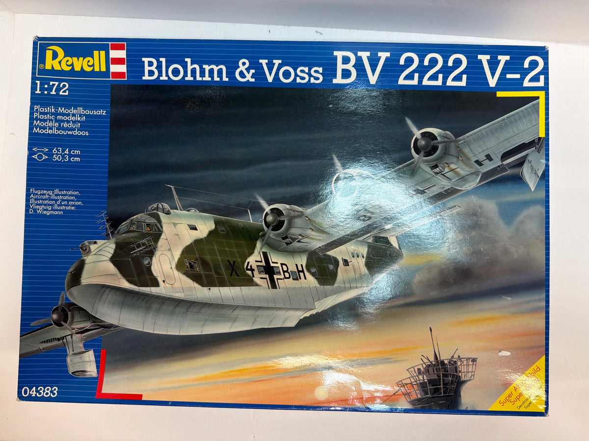 Revell Plastic aircraft kit Blohn & Voss BV222 V2 1:72 04383 Opened but complete