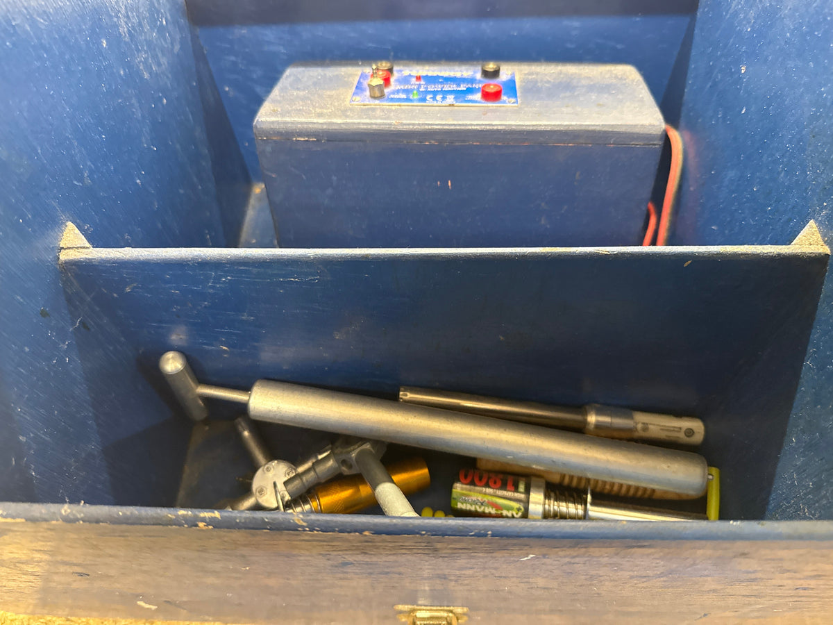 Flight Box with Contents Shown - SECOND HAND - Sold as seen