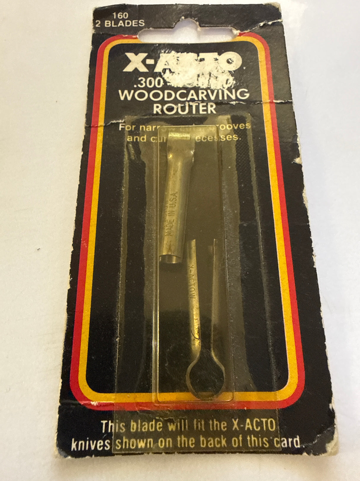 X Acto X160 5/16inch Small Round Carving Router Blades (pkt 2)