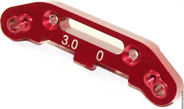 SWorkz S350 BK1 Aluminum Rear Lower Arm Plate (0-3.0 D) SW330209 (Box 10)