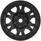 1/10 Impulse Front/Rear 1.9 12mm Rock Crawler Wheels (2) Bl