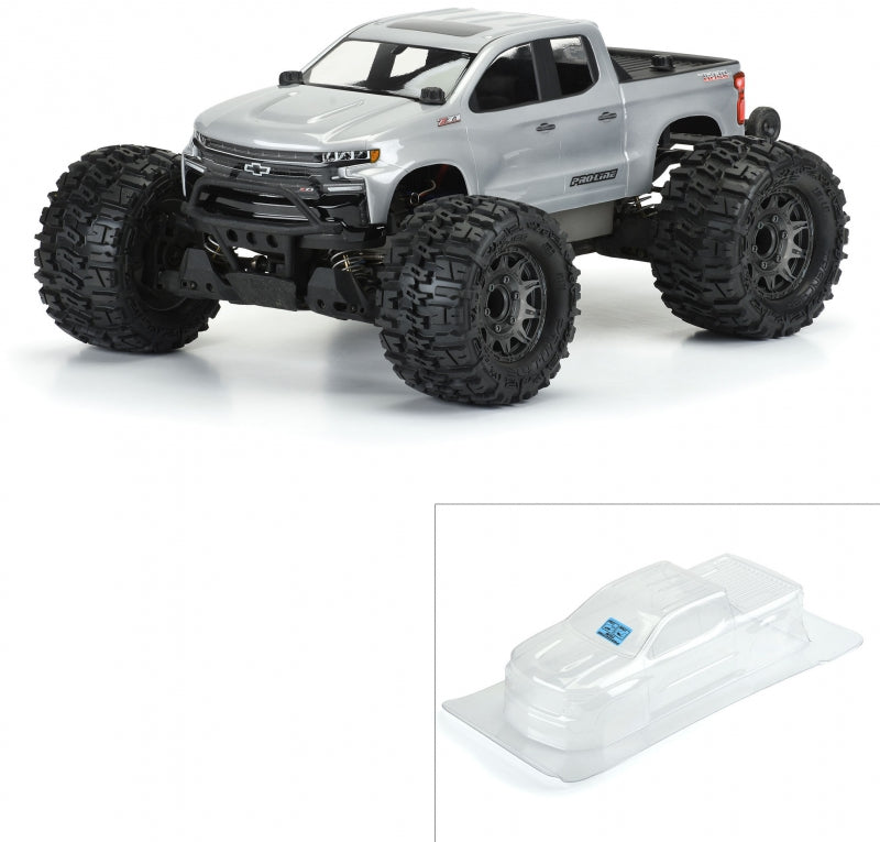 1/10 2019 Chevy Silverado Z71 Trail Boss Clear Body: Stamped