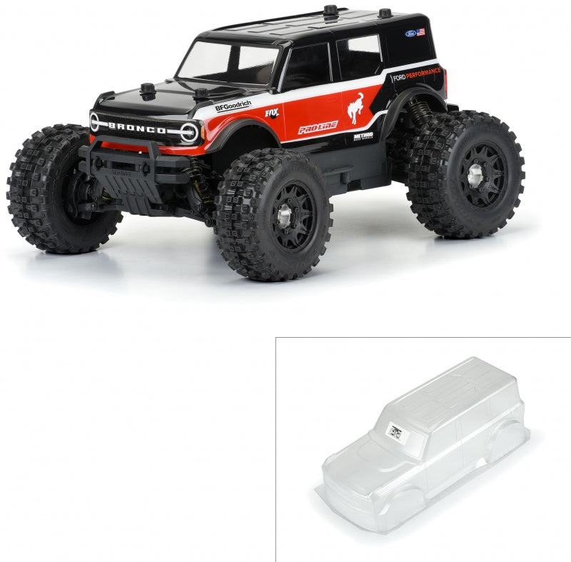 1/10 2021 Ford Bronco Clear Body: Granite Vorteks