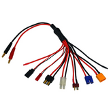 Overlander 8 in 1 Multiple Charge Lead to 4mm Gold Connectors