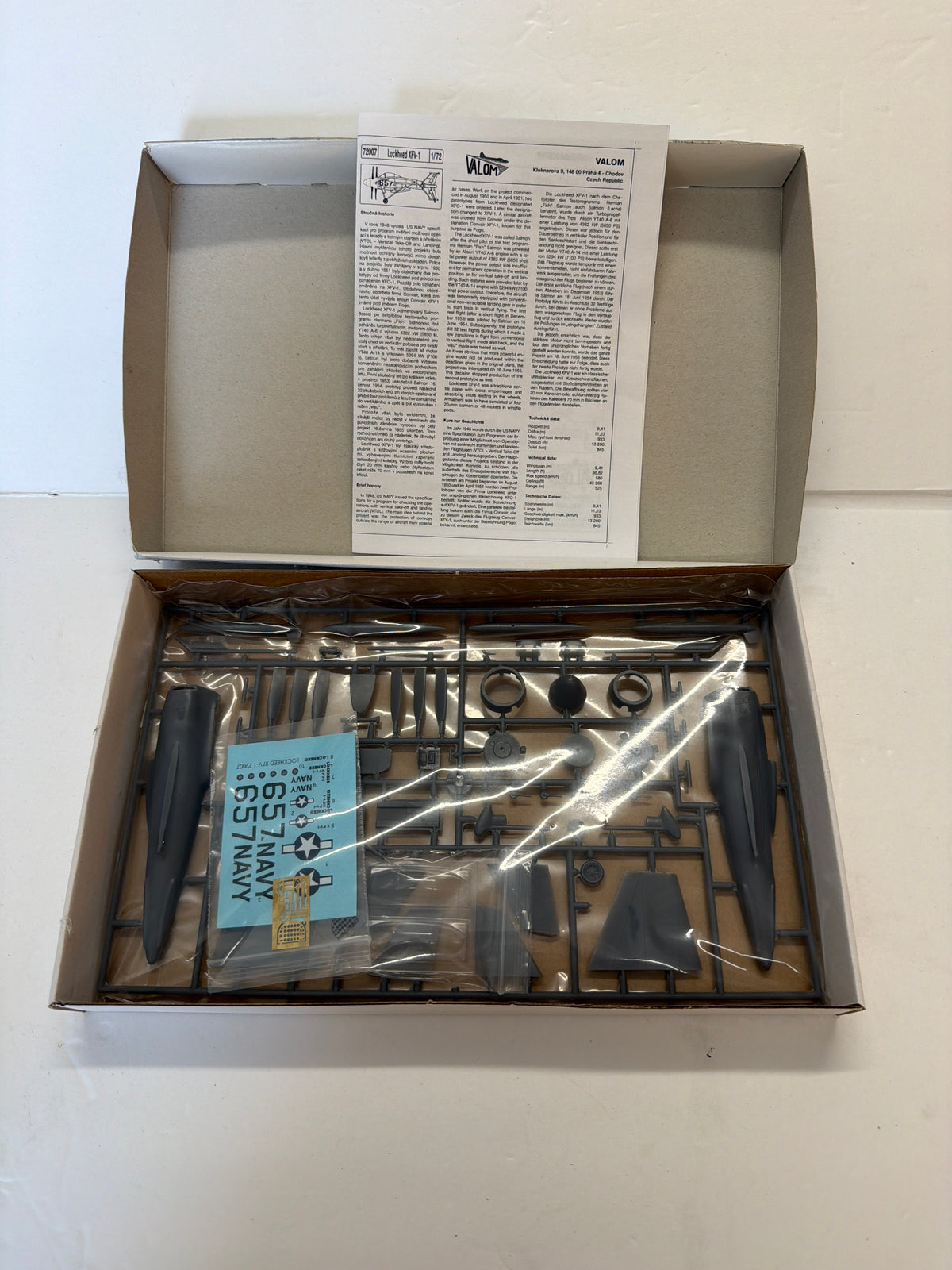 Valom Lockhead XFV-1 1/72 Plastic Model Kit
