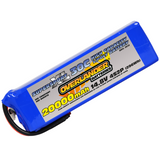 Overlander 20000mAh 14.8V 4S2P 30C Supersport XL LiPo Battery - Bare Leads