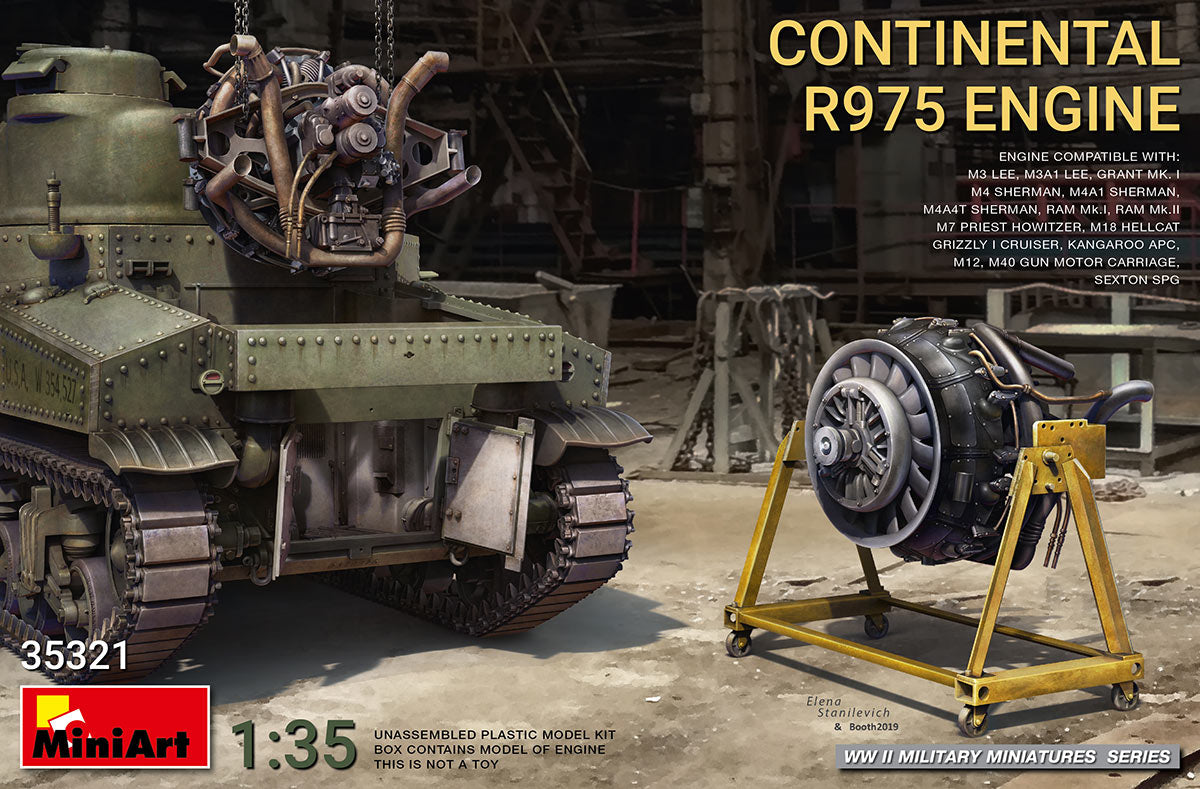 MiniArt 1/35 Continental R975 Engine kit 35321