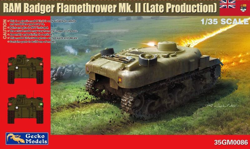 GECKO 1/35 RAM Badger Flamethrower Mk.II (Late Production) 35GM0086