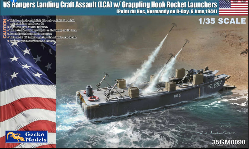 GECKO 1/35 US Rangers Landing Craft Assault (LCA) 35GM090