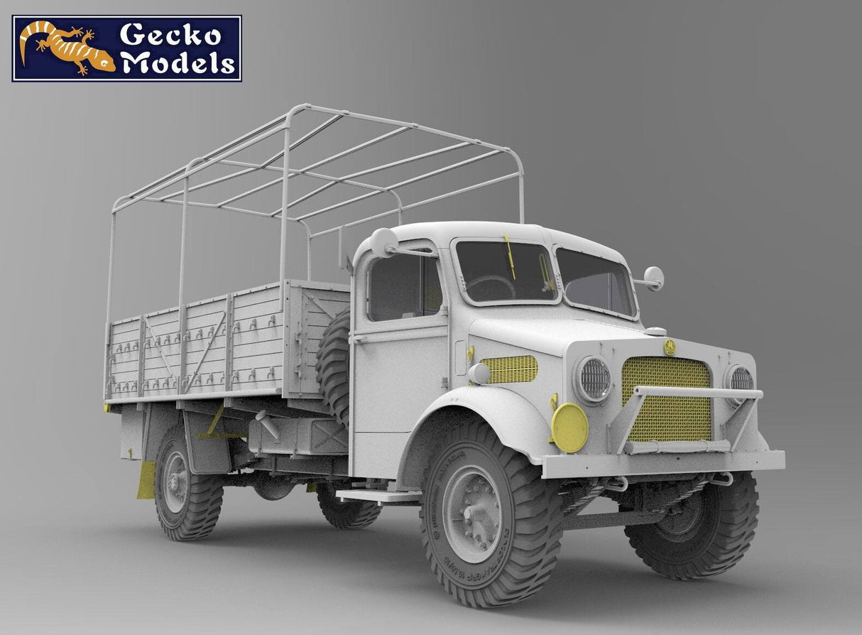 GECKO 1/35 British Bedford OYD Truck 3t4x2 (Wooden Cargo Body) Kit 35GM0153