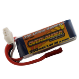 Overlander 350mAh 7.4V 2S 30C Lipo Battery with BEC