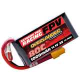Overlander 1000mAh 11.1V 3S 80C FPV LiPo Battery