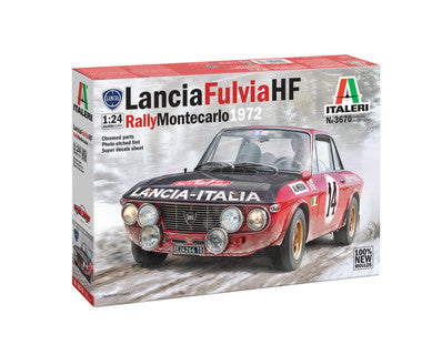 Italeri 1/24 Lancia Fulvia HF Rally Monte Carlo 1972 Kit 3670