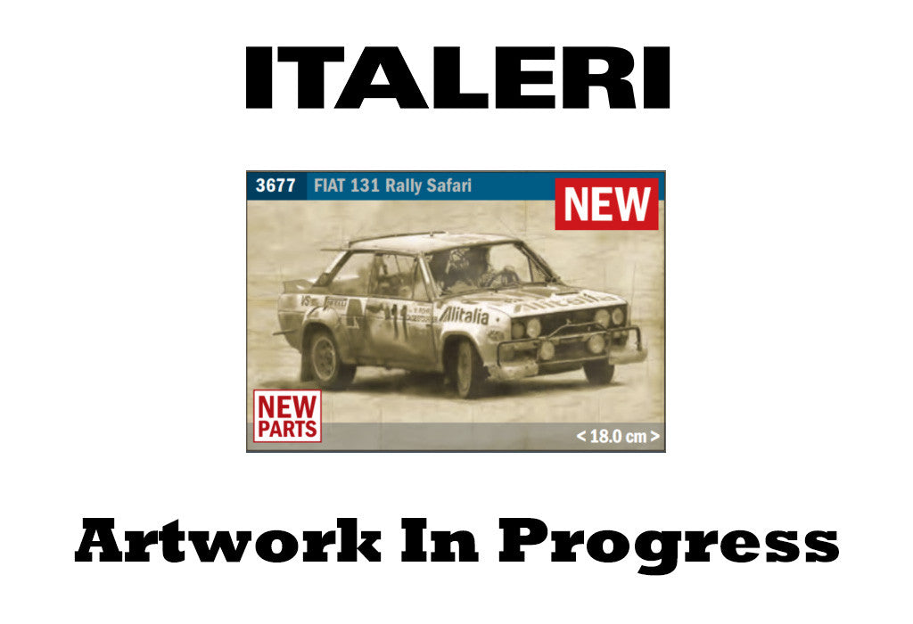 ITALERI 1/24 Fiat 131 Abarth Rally Safari 3677