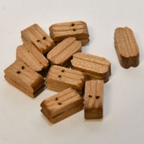 Walnut Double Block 7mm (10)