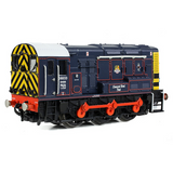 Graham Farish Class 08 08833 Liverpool Street Pilot BR/GER Lined Blue (Early Em.) 371-015E