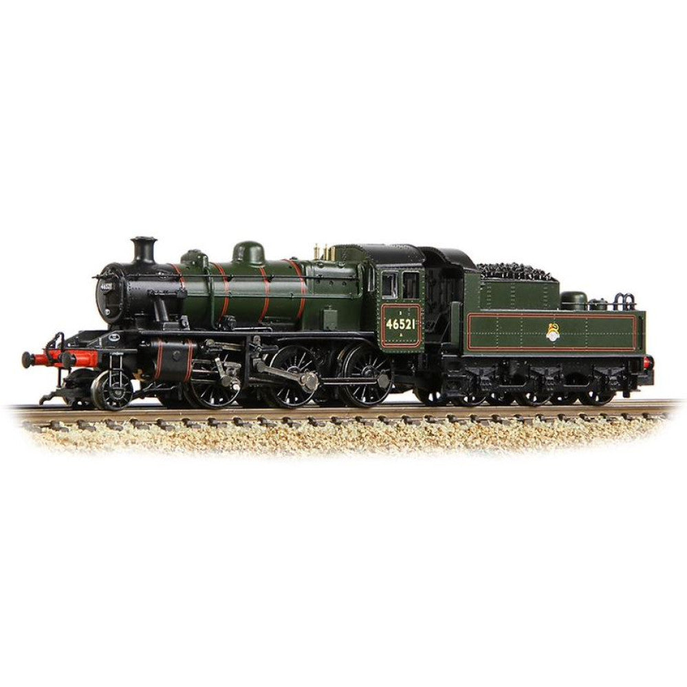 Graham Farish LMS Ivatt 2MT 46521 BR Lined Green (Early Emblem) 372-630