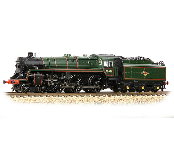 Graham Farish BR Standard 5MT with BR1 Tender 73026 BR Lined Green (Late Crest) 372-728B