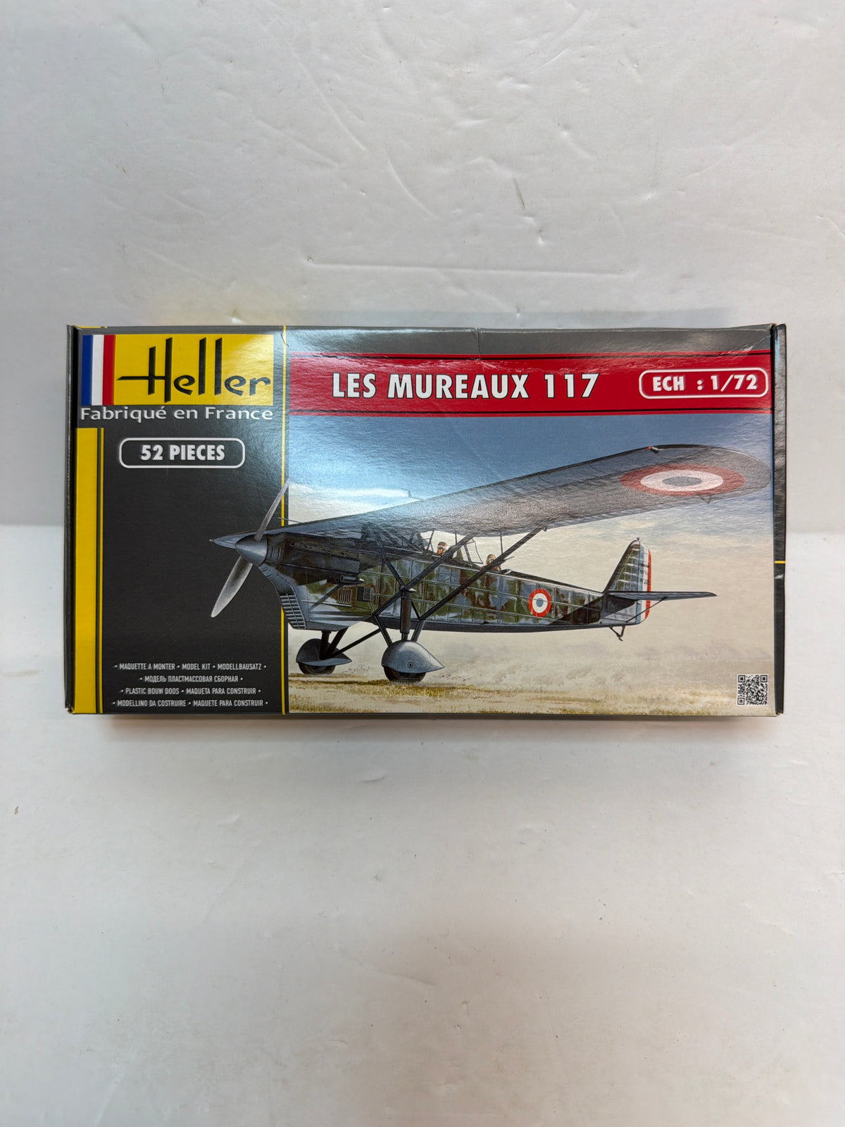 Heller 80215 ANF Les Mureaux 117 French Reconnaissance Aircraft — 1/72 Scale Plastic model kit