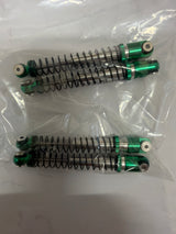 Aluminium Shock Absorbers green SCX24 set 4