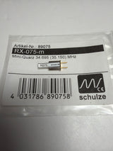 Schulze Receiver Crystal  quartz mini / 35MHz / channel 75 35.150