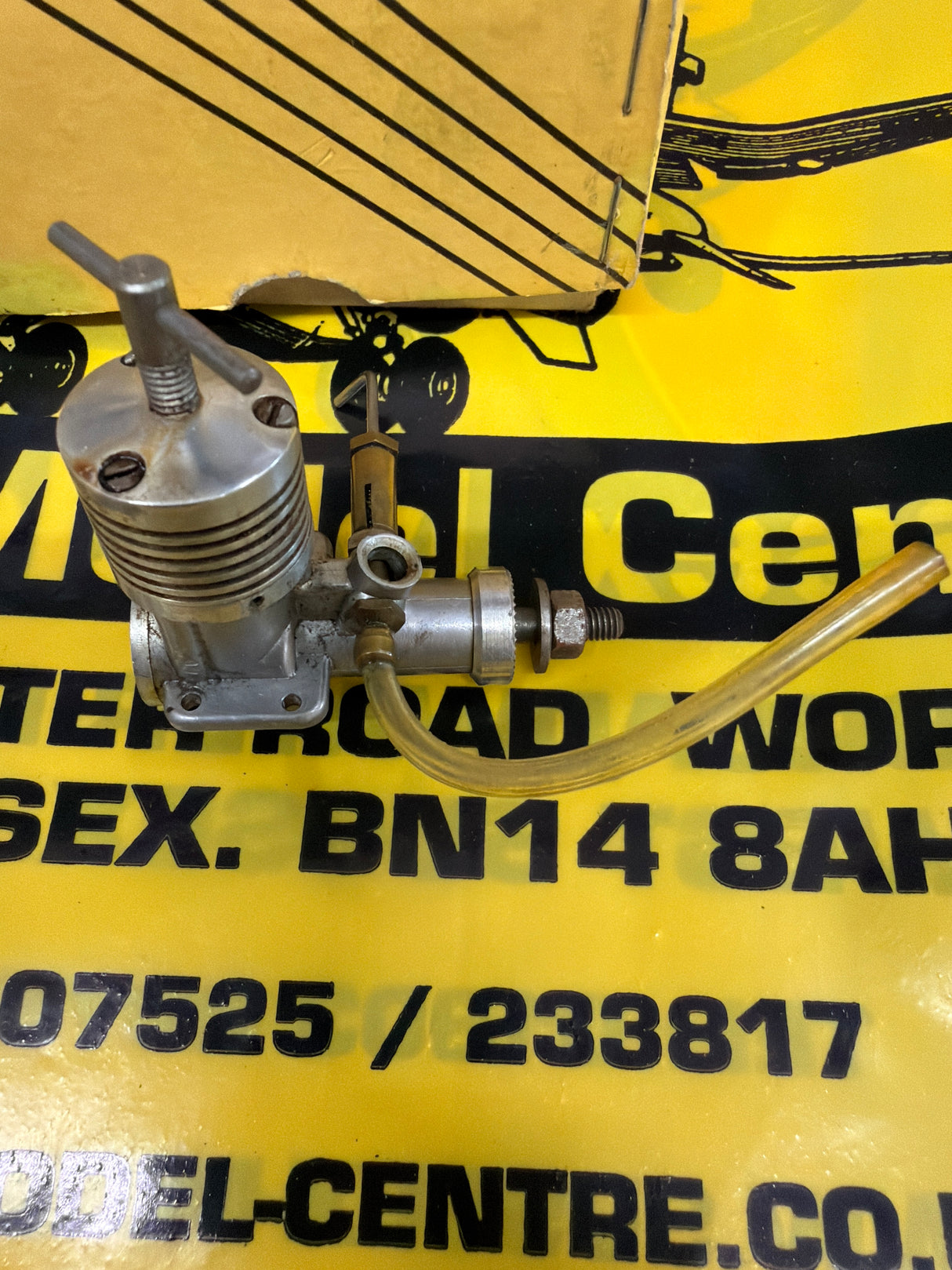 PAW 0.80 cc (0.049 cu in) single ball race engine Diesel Second Hand (Box 63)
