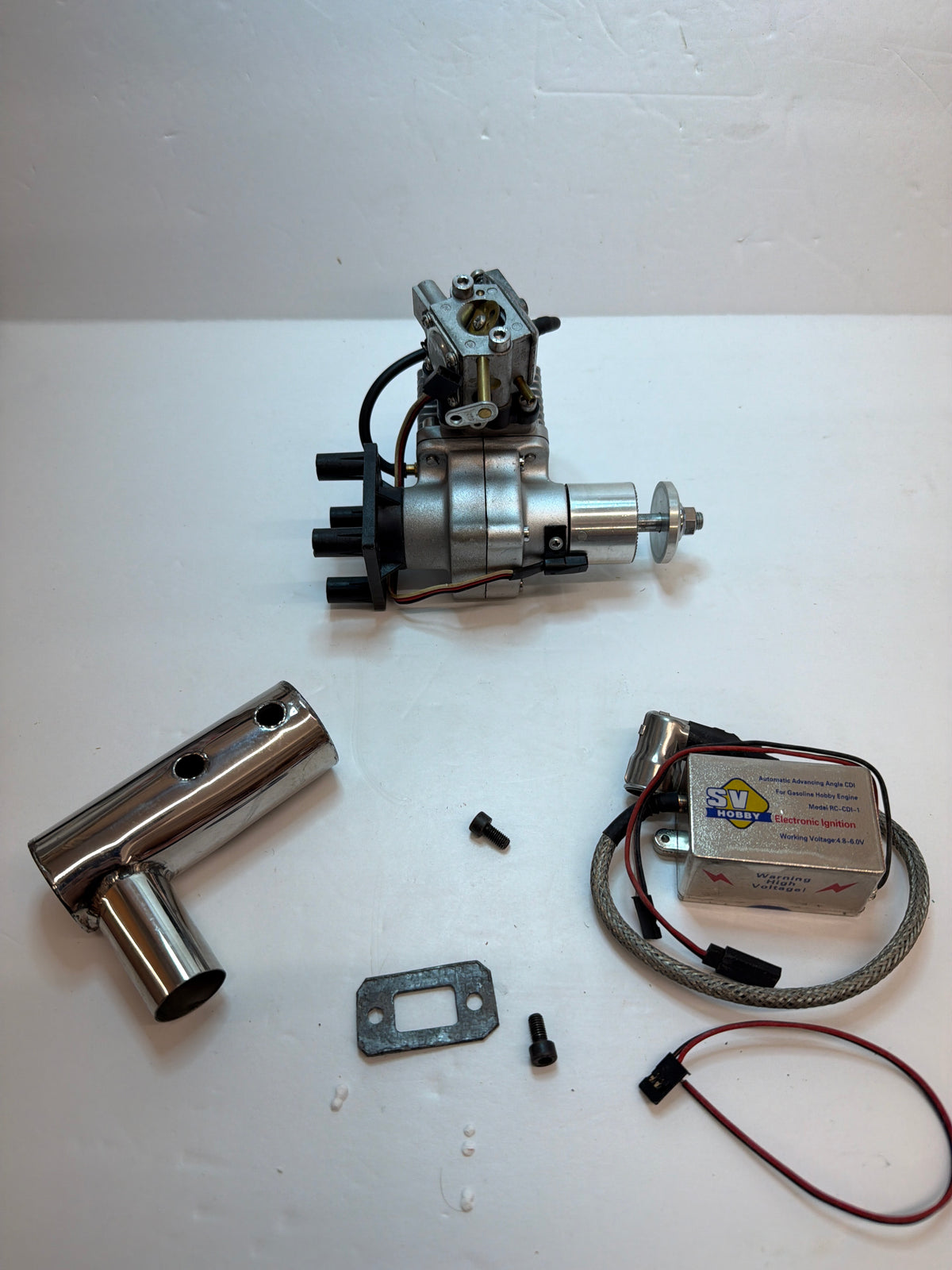 SV -1Sin7cc Gagsoline Slingle Cylinder Side Exhaust 2-Stroke Petrol Engine