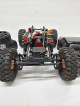 Second Hand Brushless Rock crawler 1:18 with Radio and Battery Black body shell