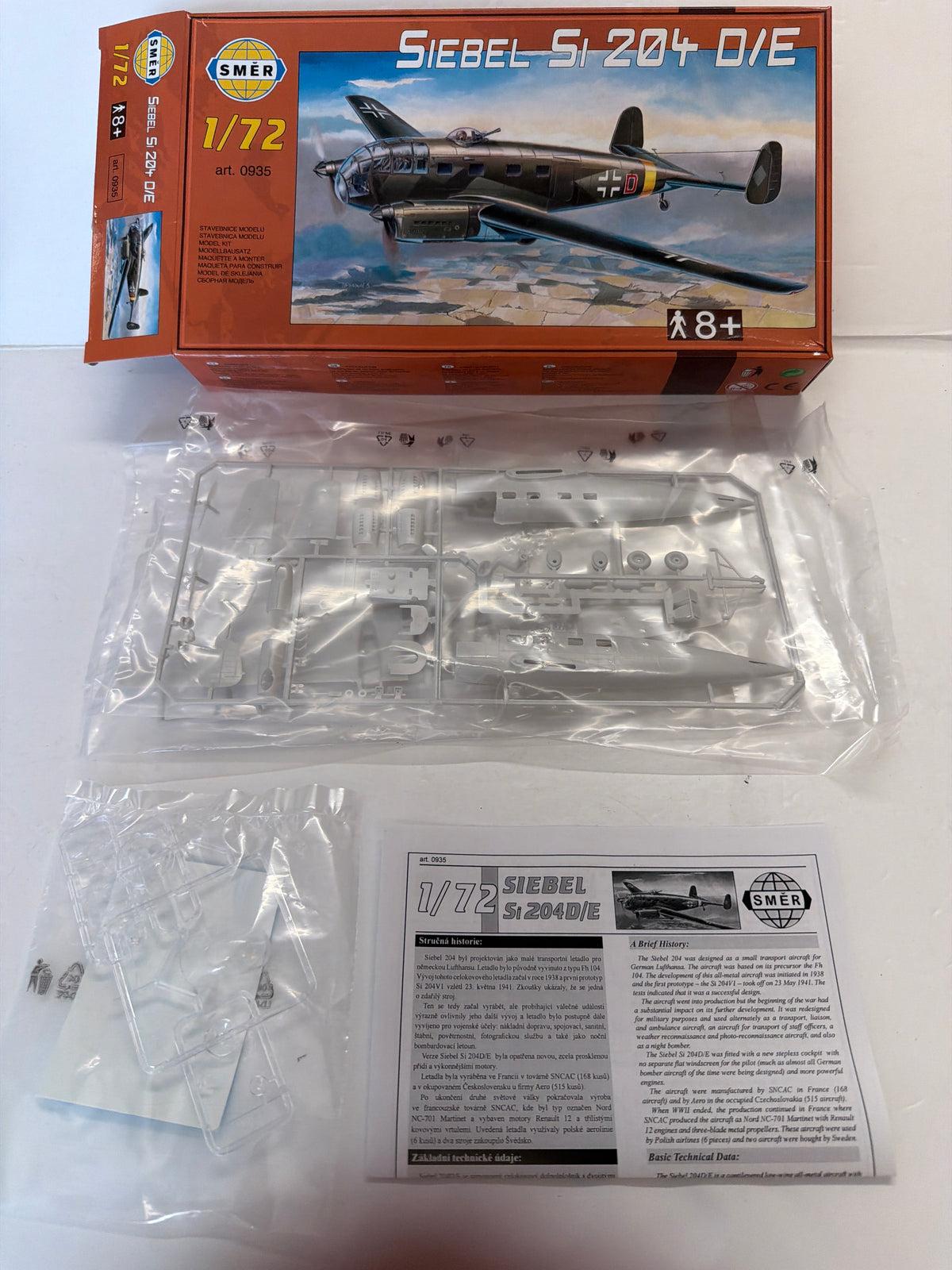 Smer Siebel Si 204 D/E 1/72 Plastic Model Kit