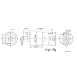775 DC Motor (12000rpm 12V) - Motor Only