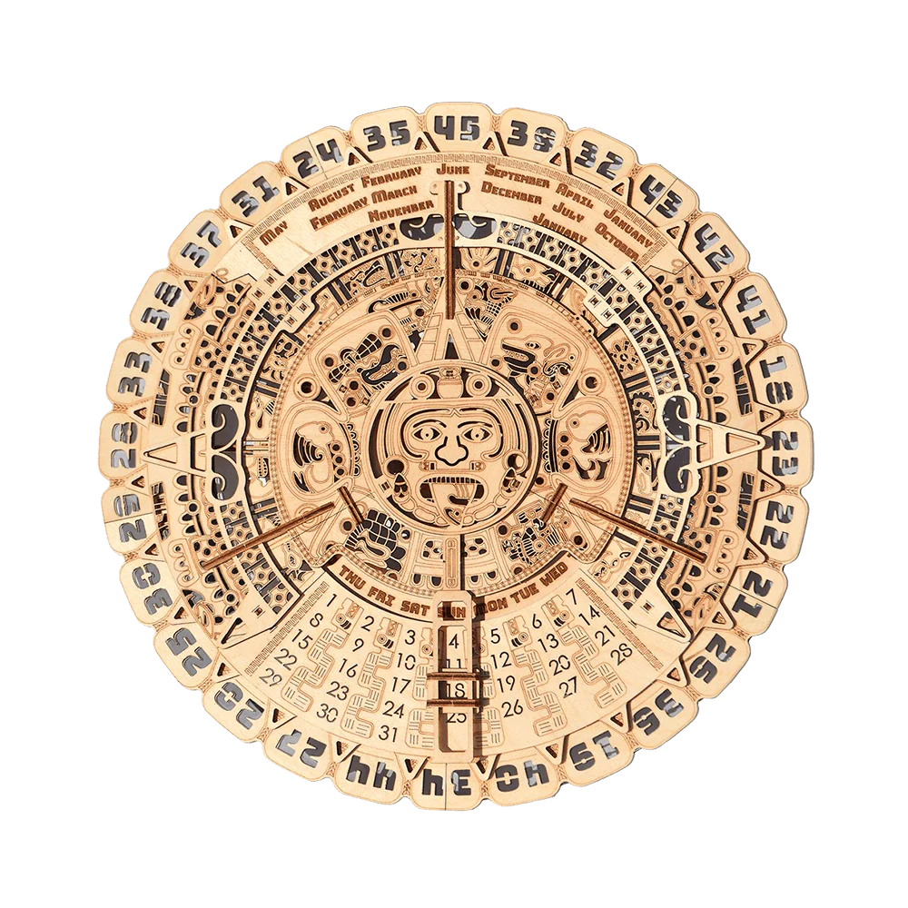 Wood Trick Mayan Calendar Kit