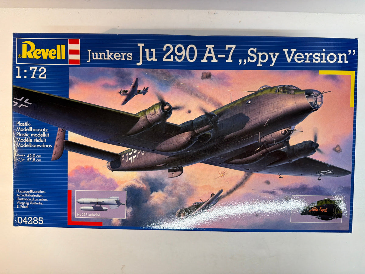 Revell Plastic aircraft kit JU 290 A-7 Spy Version 1:72 04285 new sealed