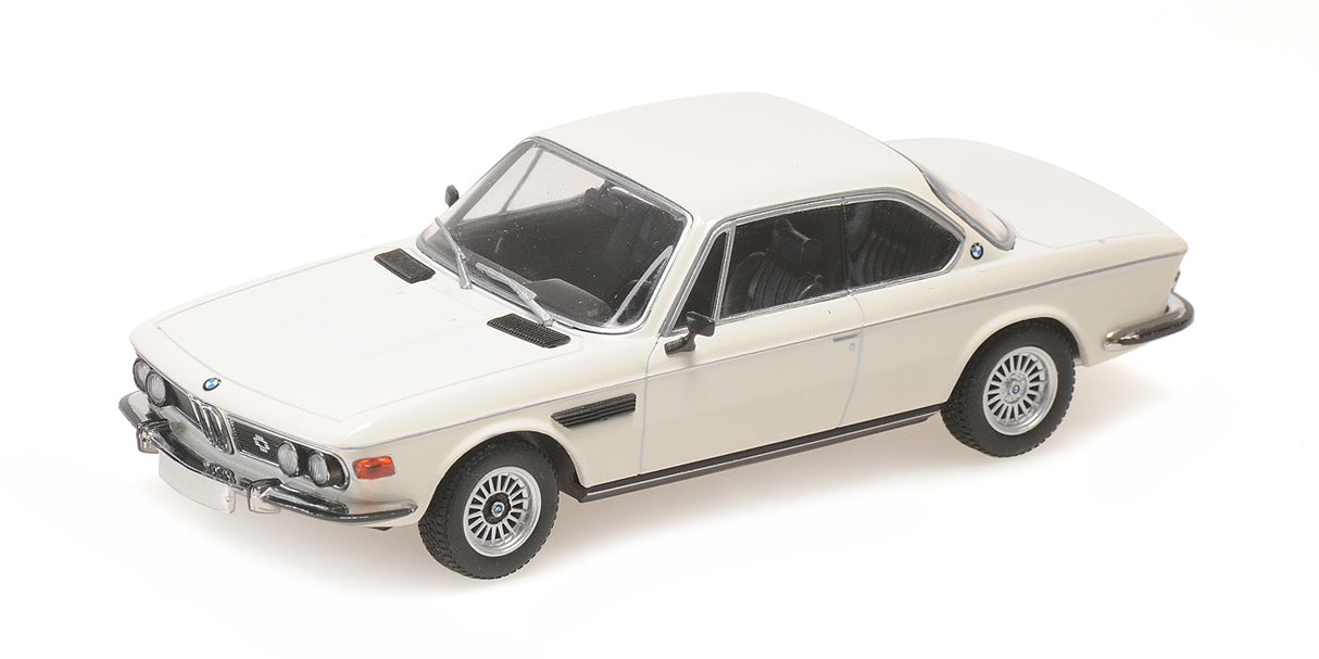 Minichamps Die Cast Collectables - 1:43 1968 BMW 3.0 CS - White