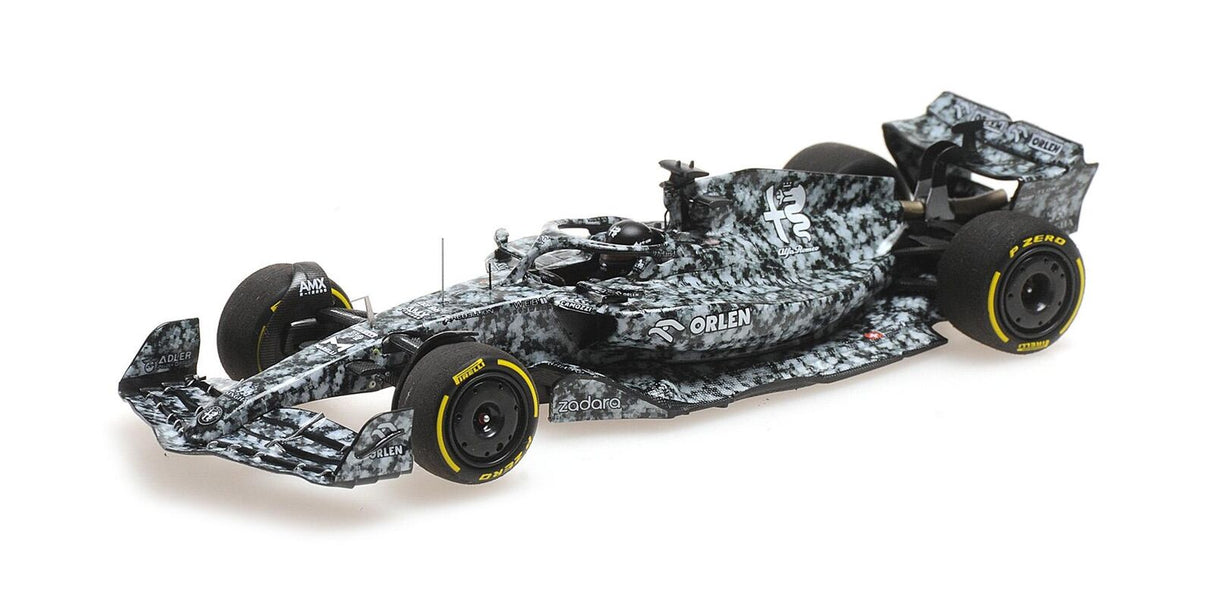 Minichamps Die Cast Collectables - 1:43 Alfa Romeo F1 Team Orlen C42 - Valtteri Bottas - Testing Barcelona 2022