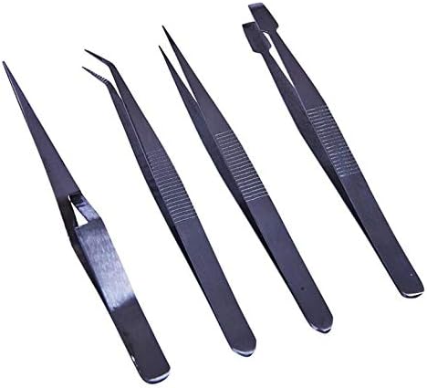 Intricate Small Edge Tweezers Set x4