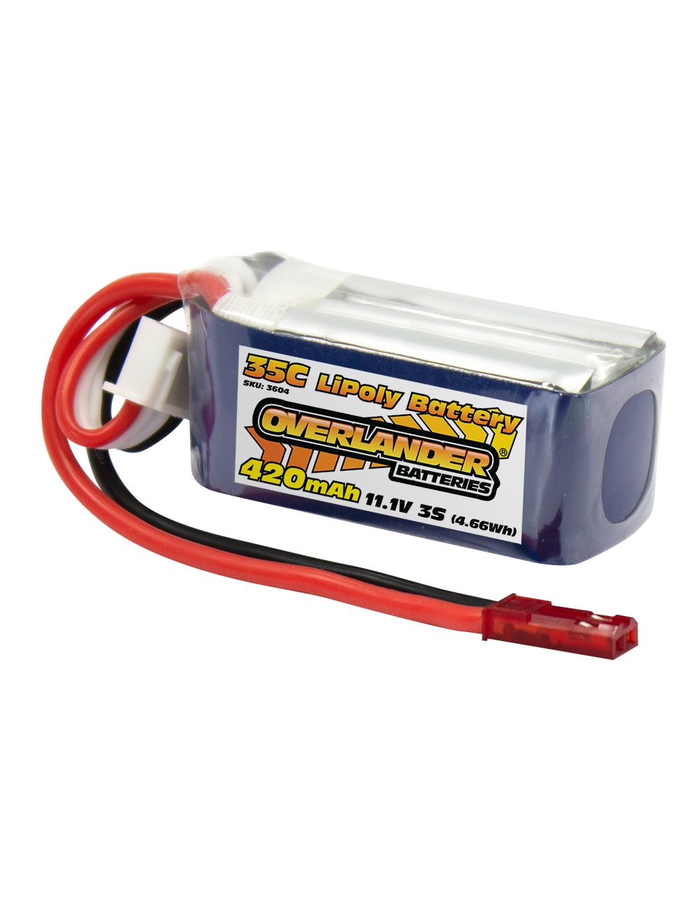 Overlander 420mAh 11.1V 3S 35C Supersport Pro LiPo Battery