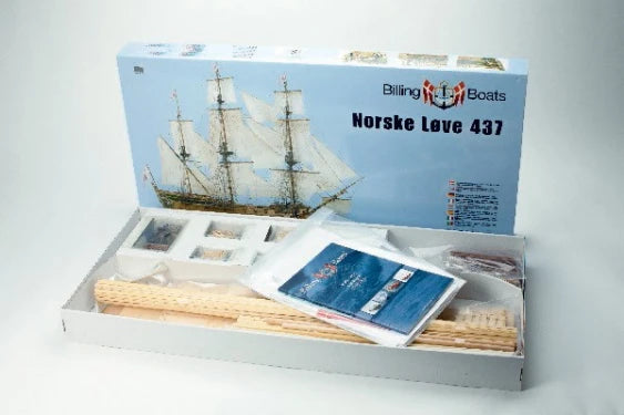 Billings BB437 1:75 Norske Løve - Wooden hull Kit 428326