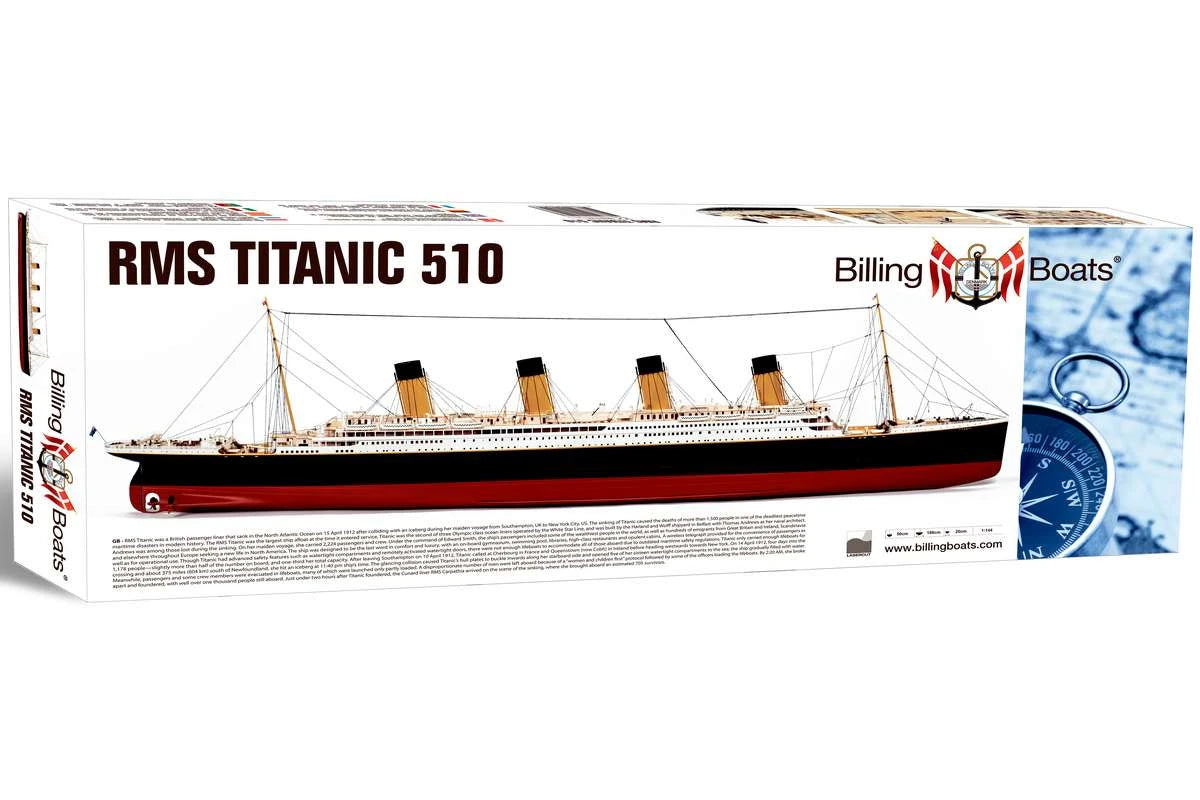 Billing Boats BB510 1:144 RMS Titanic Complete -Wooden hull Kit 429413