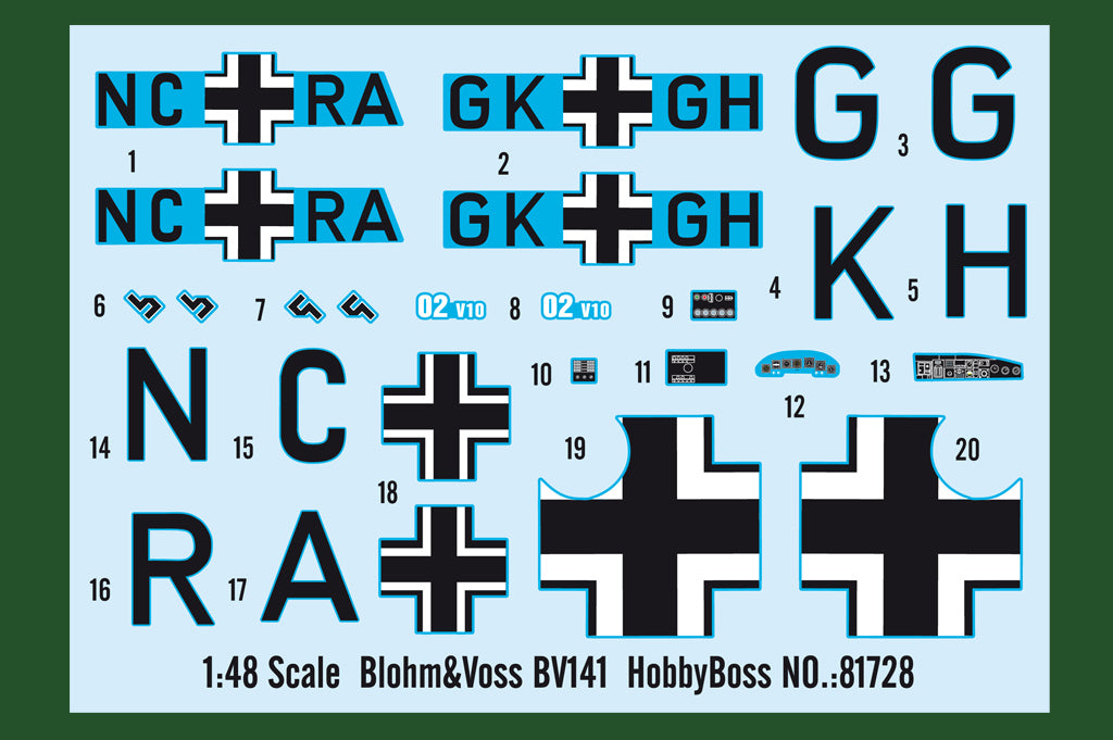 Hobby Boss 1/48 Blohm & Voss BV141 Kit 81728