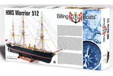 Billing Boats BB512 1:100 HMS Warrior -Wooden hull Kit 437172