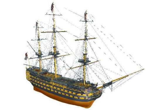 Billings BB498 1:75 HMS Victory - Wooden hull 439623